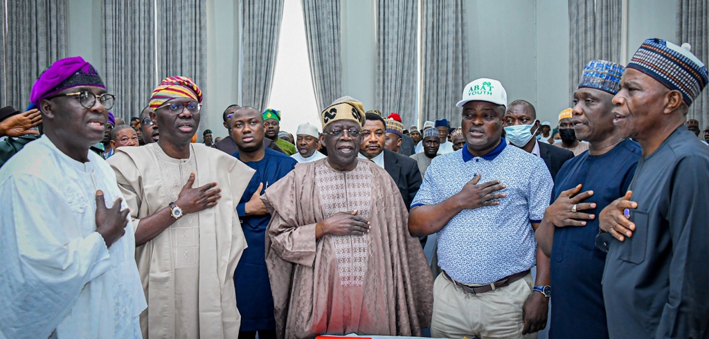 STATE ASSEMBLY SPEAKERS MEET IN LAGOS, ASSURE SUPPORT FOR TINUBU’S PRESIDENTIAL BID